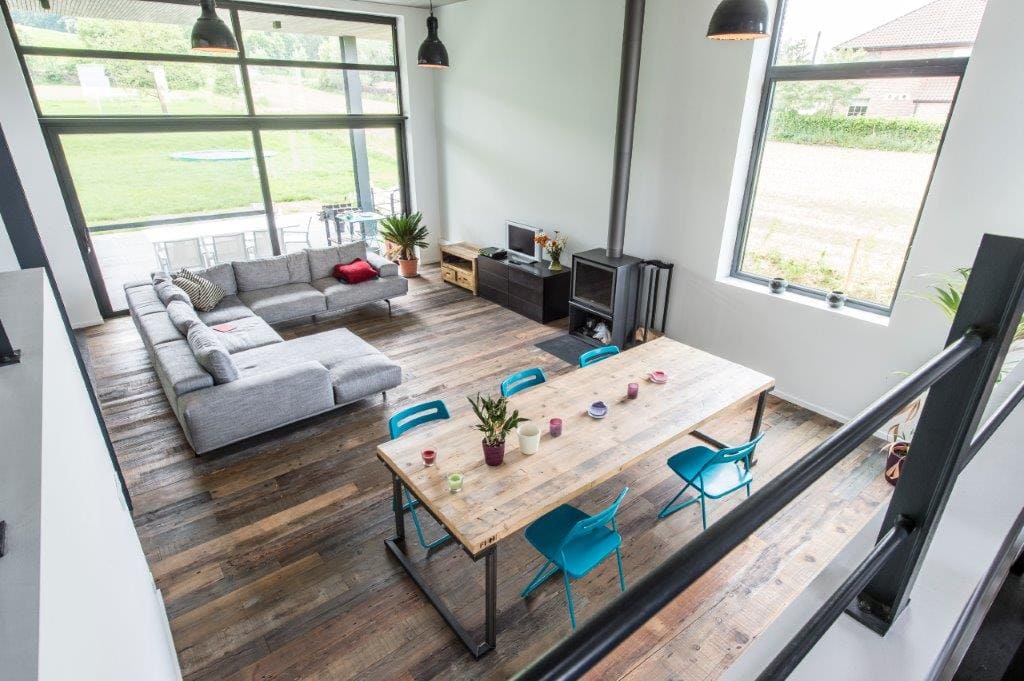 Oerplank Reclaimed parket Pine Raw - hergebruikt naaldhout